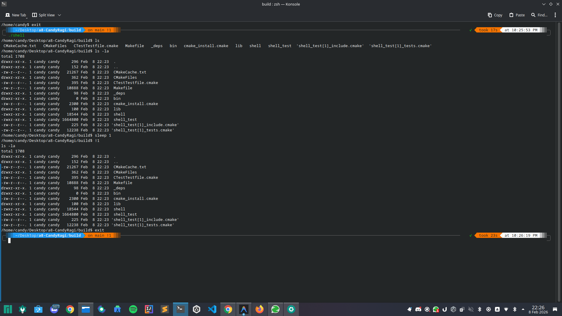Unix Shell Clone Terminal